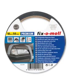 SUPER-SALE: Reparaturband fix-o-moll Premium schwarz 10m x 50mm
