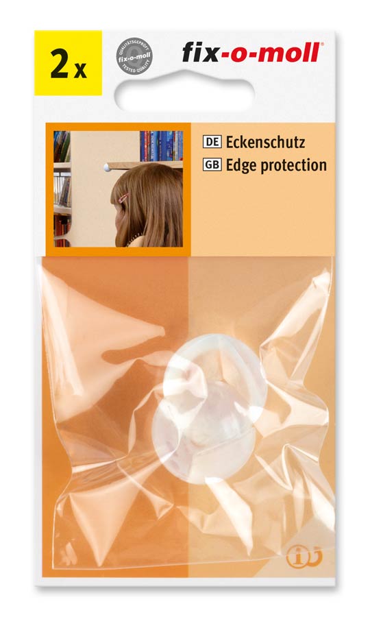 Eckenschutz Kantenschutz fix-o-moll transparent Ø 25 mm